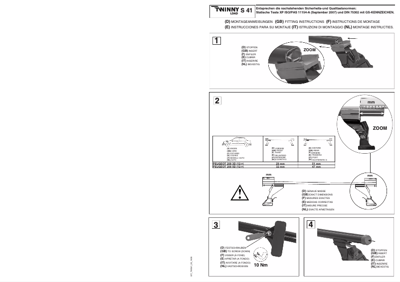 Página 1 del manual Manual de usuario Twinny Load S 41