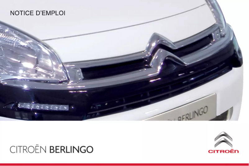 Página 1 del manual Manual de usuario Citroën Berlingo Multispace (2012)