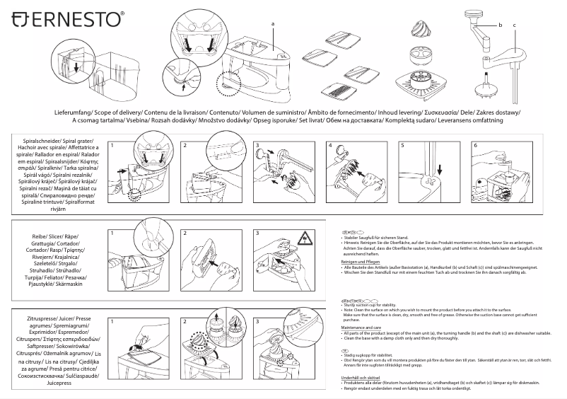 Page 1 de la notice Manuel utilisateur Ernesto IAN 275200