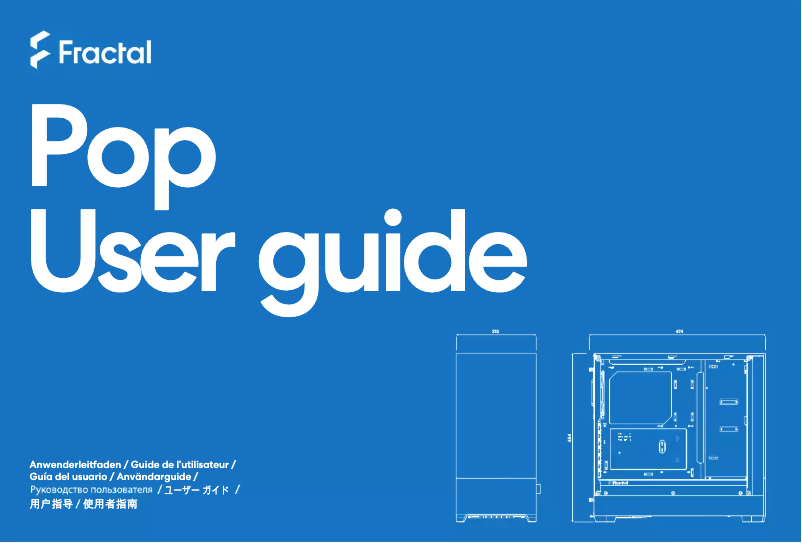 Page 1 de la notice Manuel utilisateur Fractal Design Pop Silent