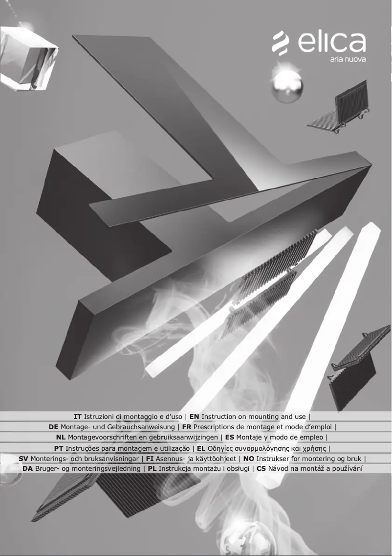 Page 1 de la notice Manuel utilisateur Elica ILLUSION PRF0146250B