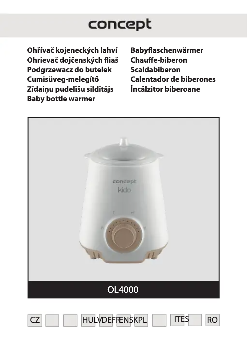 Page 1 de la notice Manuel utilisateur Concept OL4000