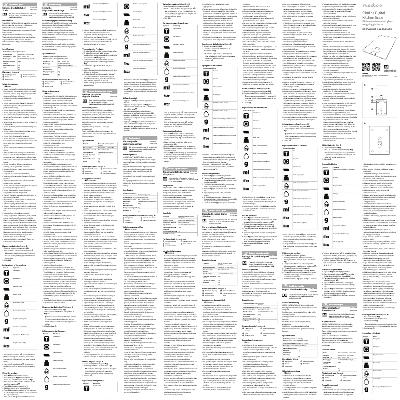 Page 1 de la notice Manuel utilisateur Nedis KASC610WT