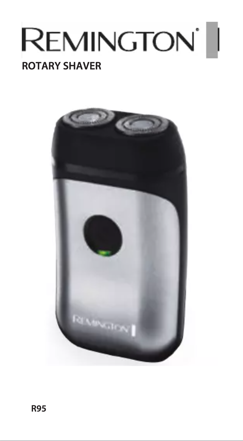 Page 1 de la notice Manuel utilisateur Remington Dual Flex Travel R95