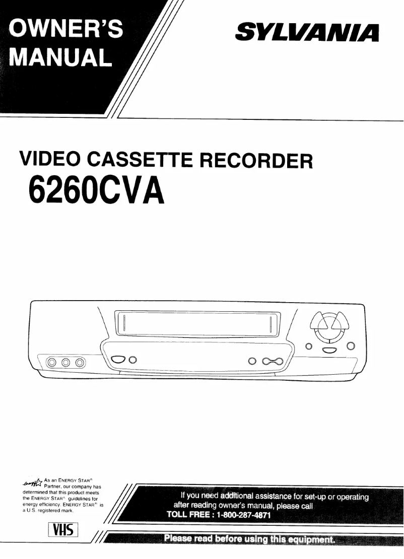 Image de la première page du manuel de l'appareil 6260CVA