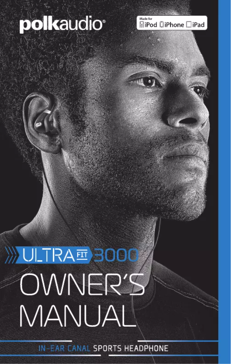 Página 1 del manual Manual de usuario Polk UltraFit 3000