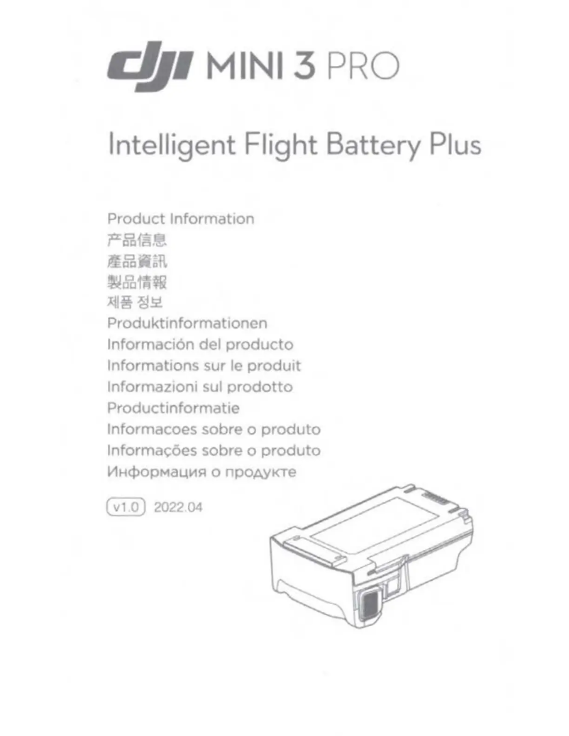 Page 1 de la notice Manuel utilisateur DJI Mini 3 Pro Flight Battery Plus