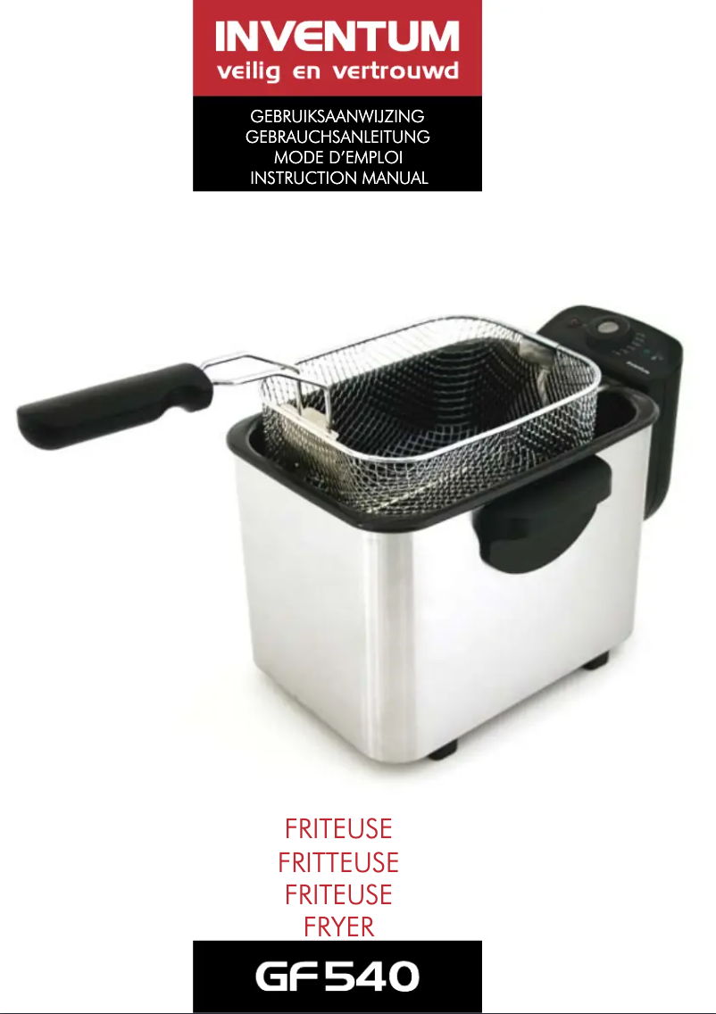 Page n°1 - Manuel utilisateur Inventum GF540