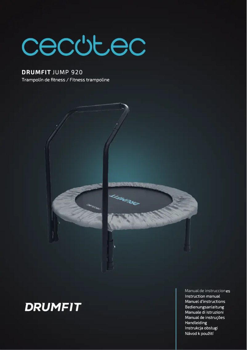 Page n°1 - Manuel utilisateur Cecotec Drumfit Jump 920