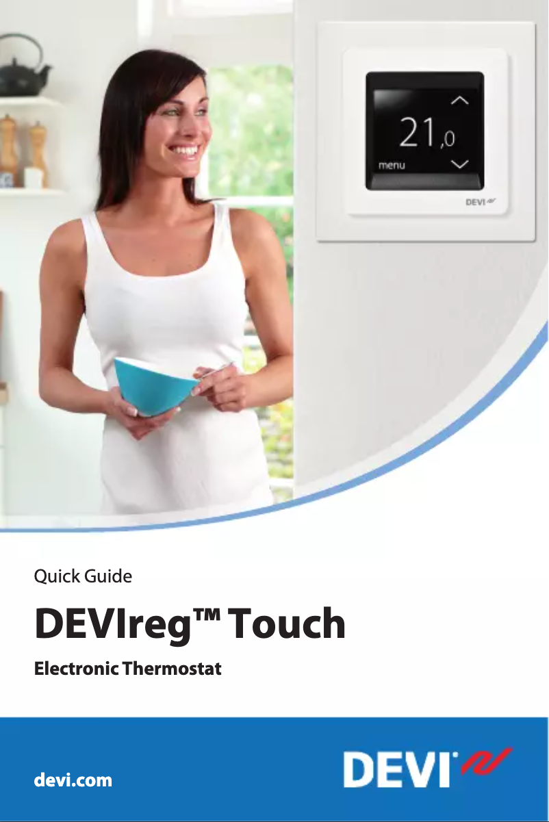 Page n°1 - Manuel utilisateur Danfoss DEVIreg Touch