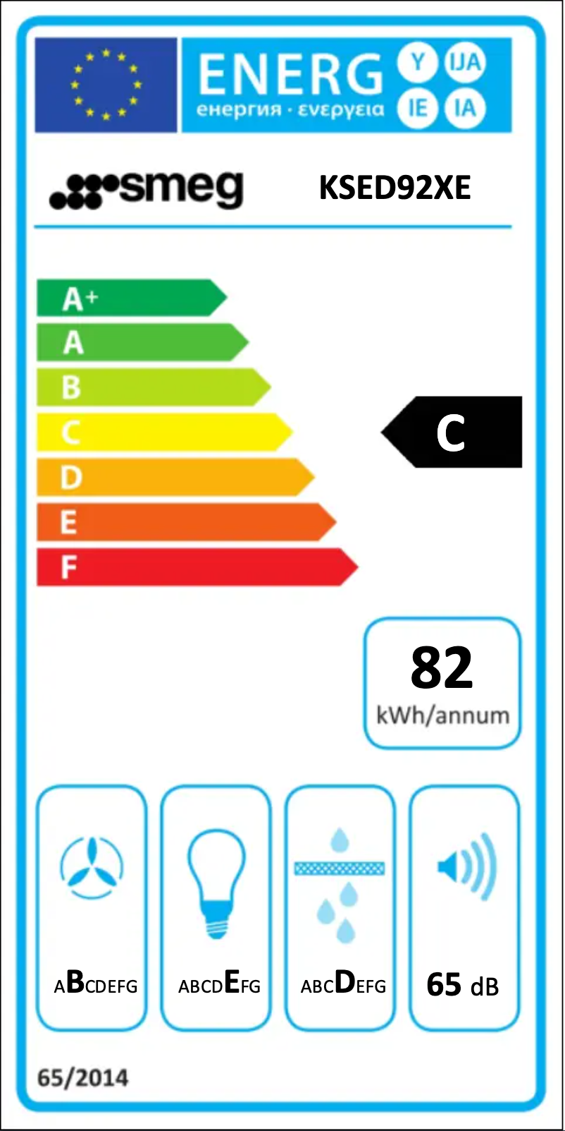 Page 1 de la notice Manuel utilisateur Smeg KSED92XE