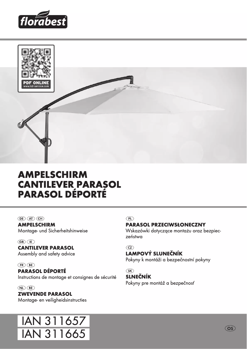 Page n°1 - Manuel utilisateur Florabest IAN 311657