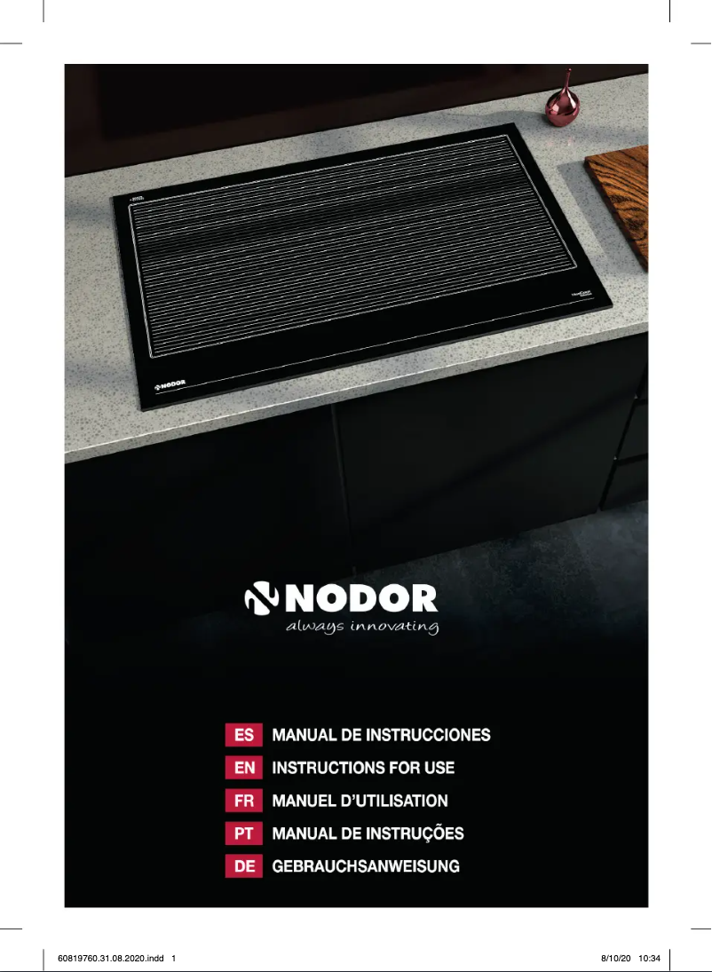 Page n°1 - Manuel utilisateur Nodor NorCook IH N6404 BK