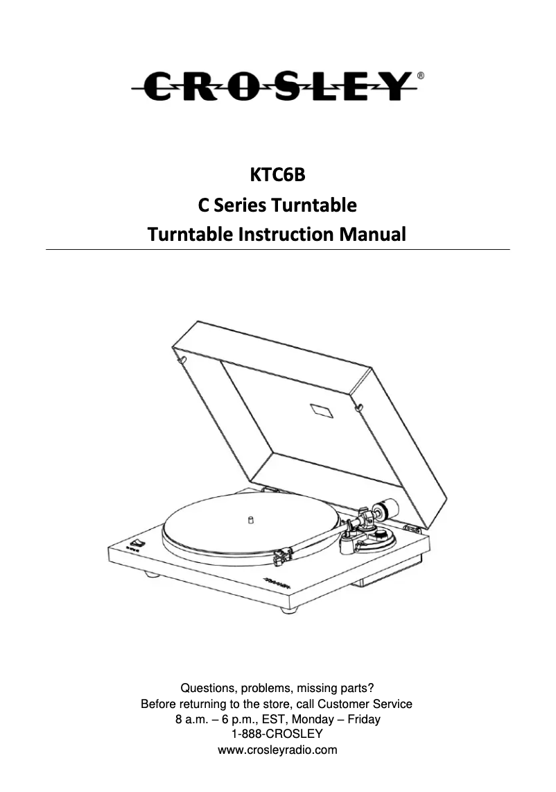 Image de la première page du manuel de l'appareil KTC6B