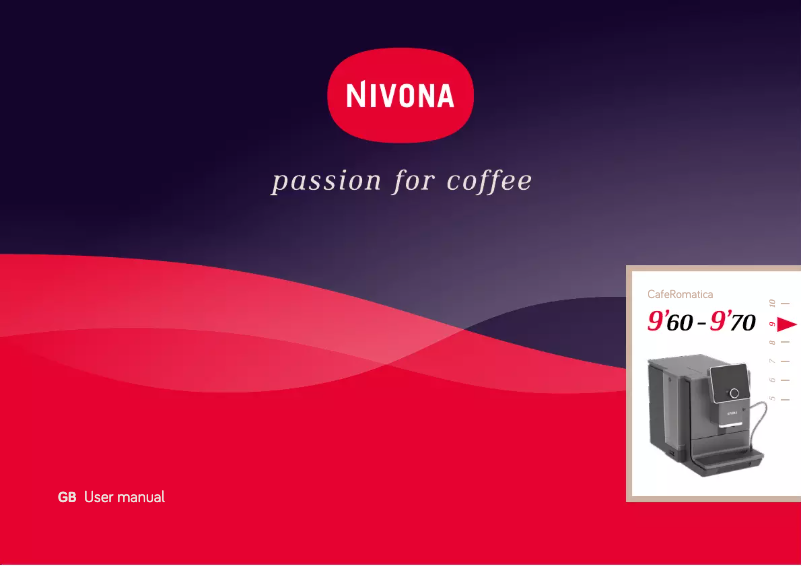 Page n°1 - Manuel utilisateur Nivona CafeRomatica 970