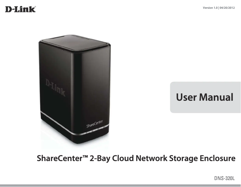 Image de la première page du manuel de l'appareil DNS-320LW