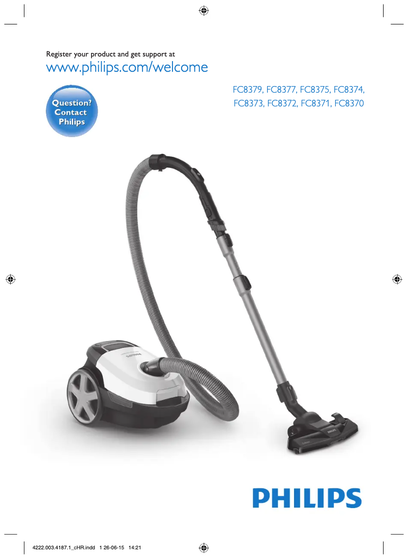 Image de la première page du manuel de l'appareil Performer Compact FC8370