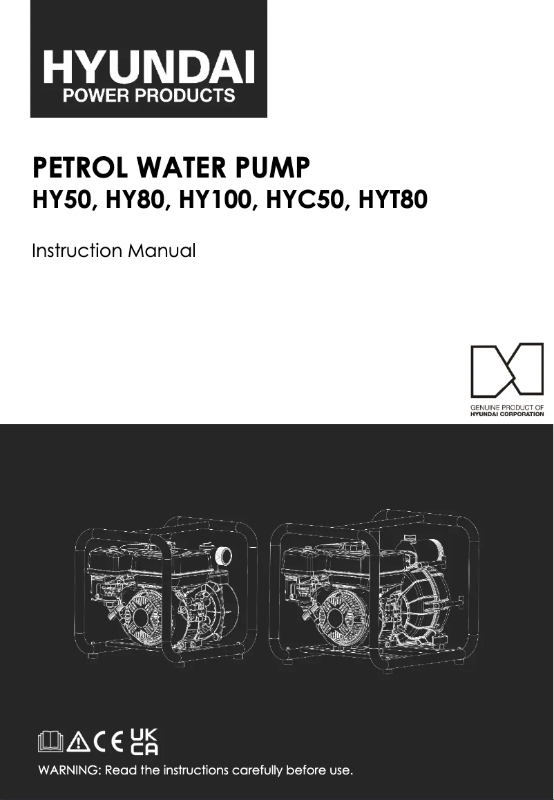 Page 1 de la notice Manuel utilisateur Hyundai HY80