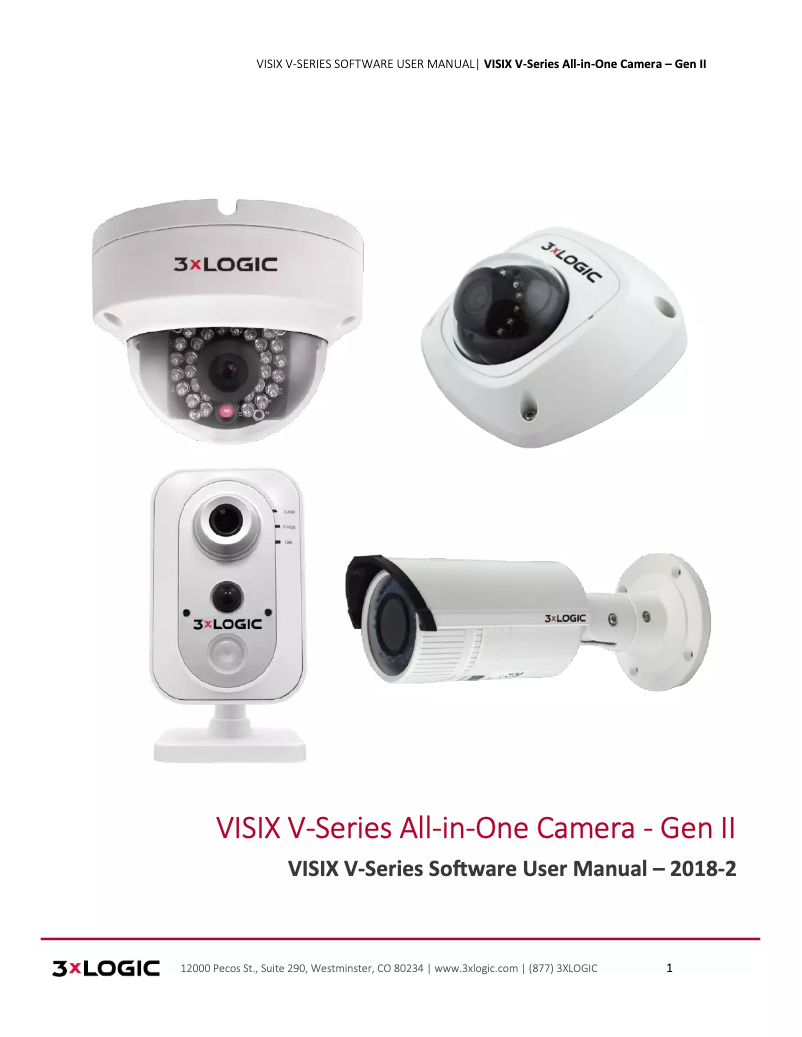 Page 1 de la notice Manuel utilisateur 3xLOGIC VX-4V-OD-RI