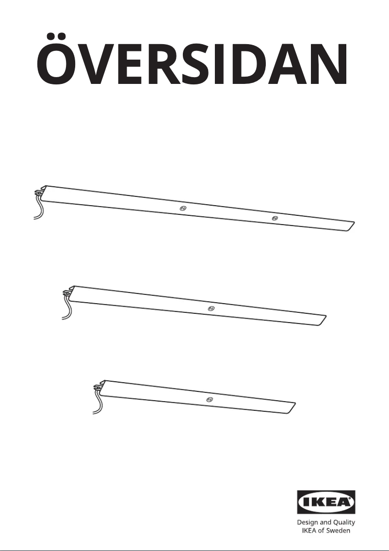 Página 1 del manual Manual de usuario Ikea ÖVERSIDAN 305.290.85