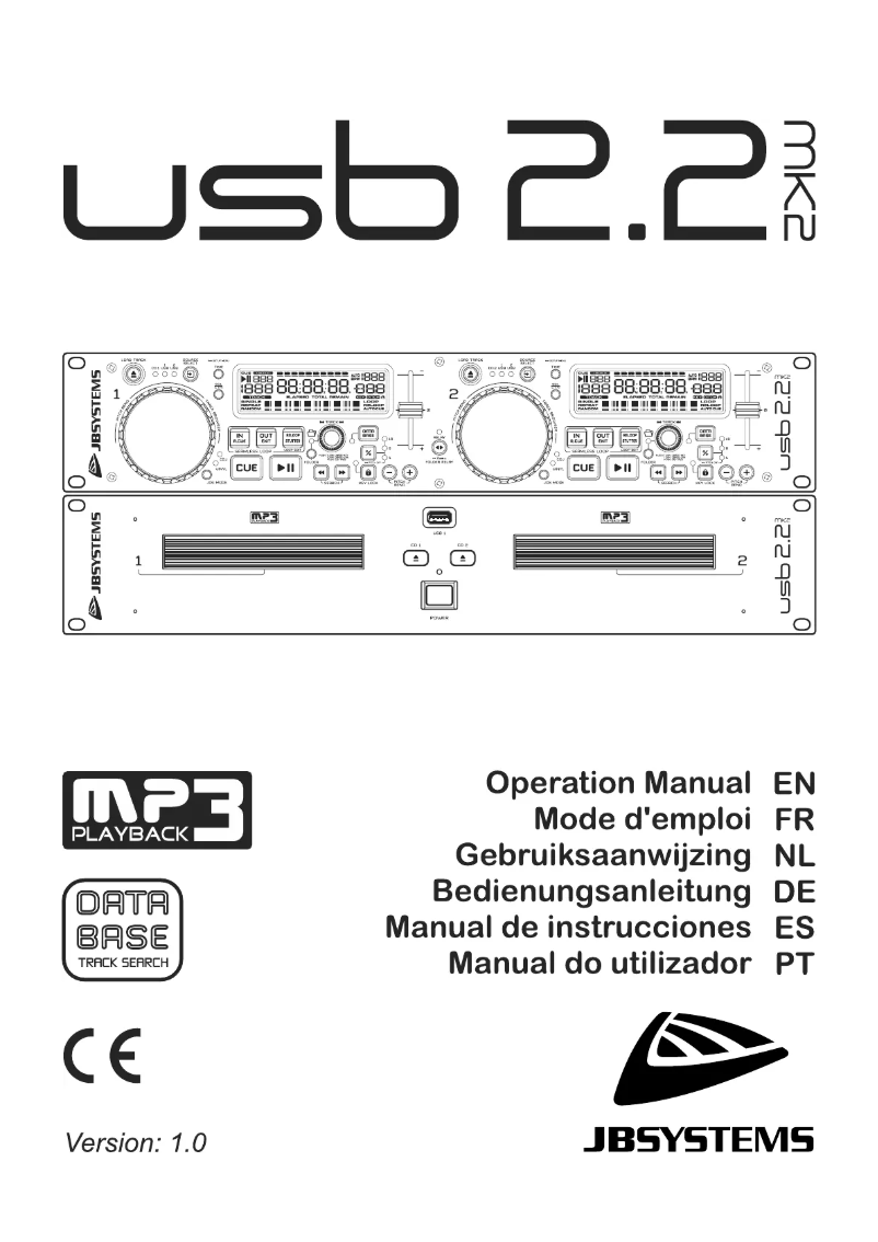 Image de la première page du manuel de l'appareil USB 2.2 Mk2
