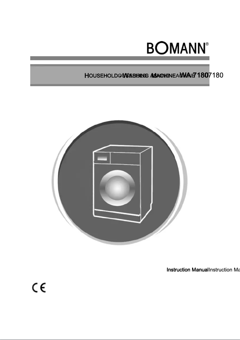 Image de la première page du manuel de l'appareil WA 7180