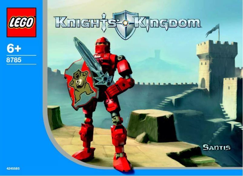 Page n°1 - Manuel utilisateur Lego Knights Kingdom 8785