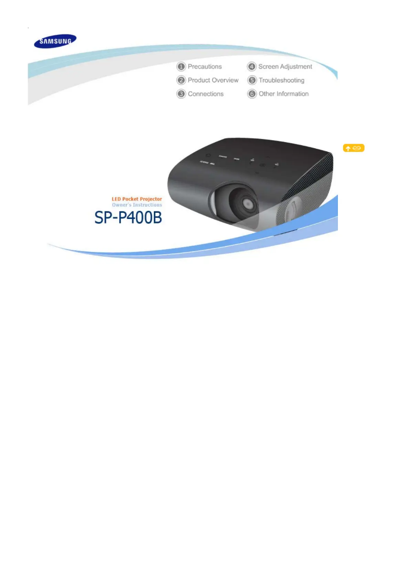 Page n°1 - Manuel utilisateur Samsung P400