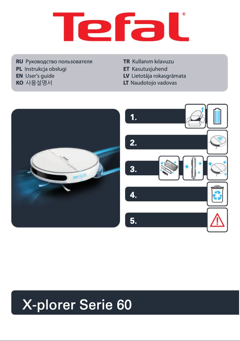Page n°1 - Manuel utilisateur Tefal RG7447