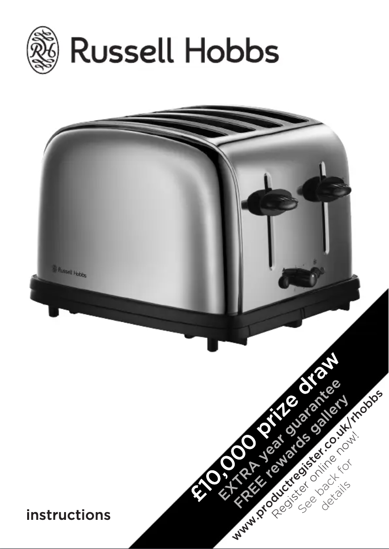 Page 1 de la notice Manuel utilisateur Russell Hobbs 20730