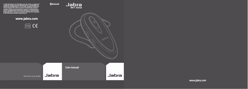 Image de la première page du manuel de l'appareil BT150