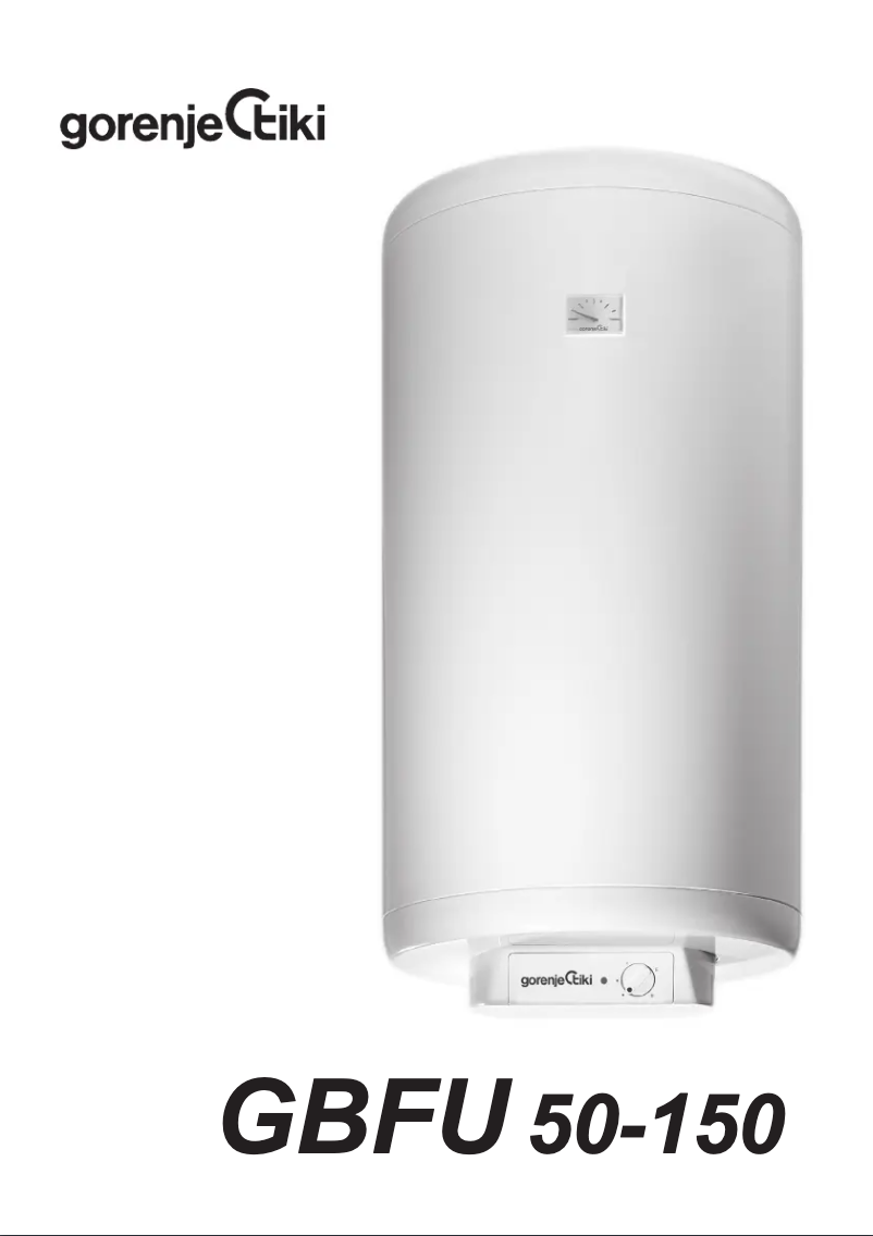 Page n°1 - Manuel utilisateur Gorenje GBFU150B6