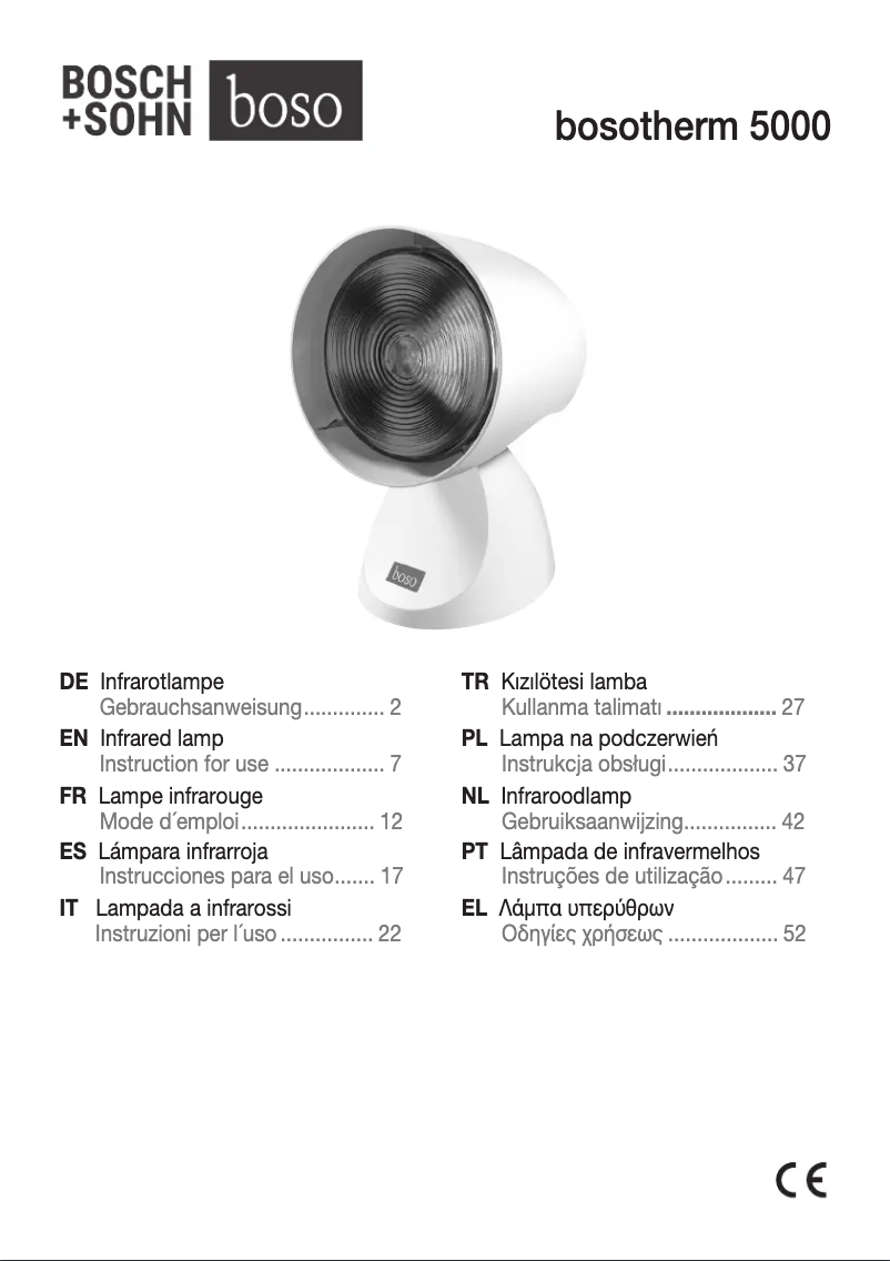 Page 1 de la notice Manuel utilisateur Boso Bosotherm 5000