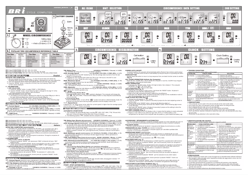 Page n°1 - Manuel utilisateur Echowell BRI-1