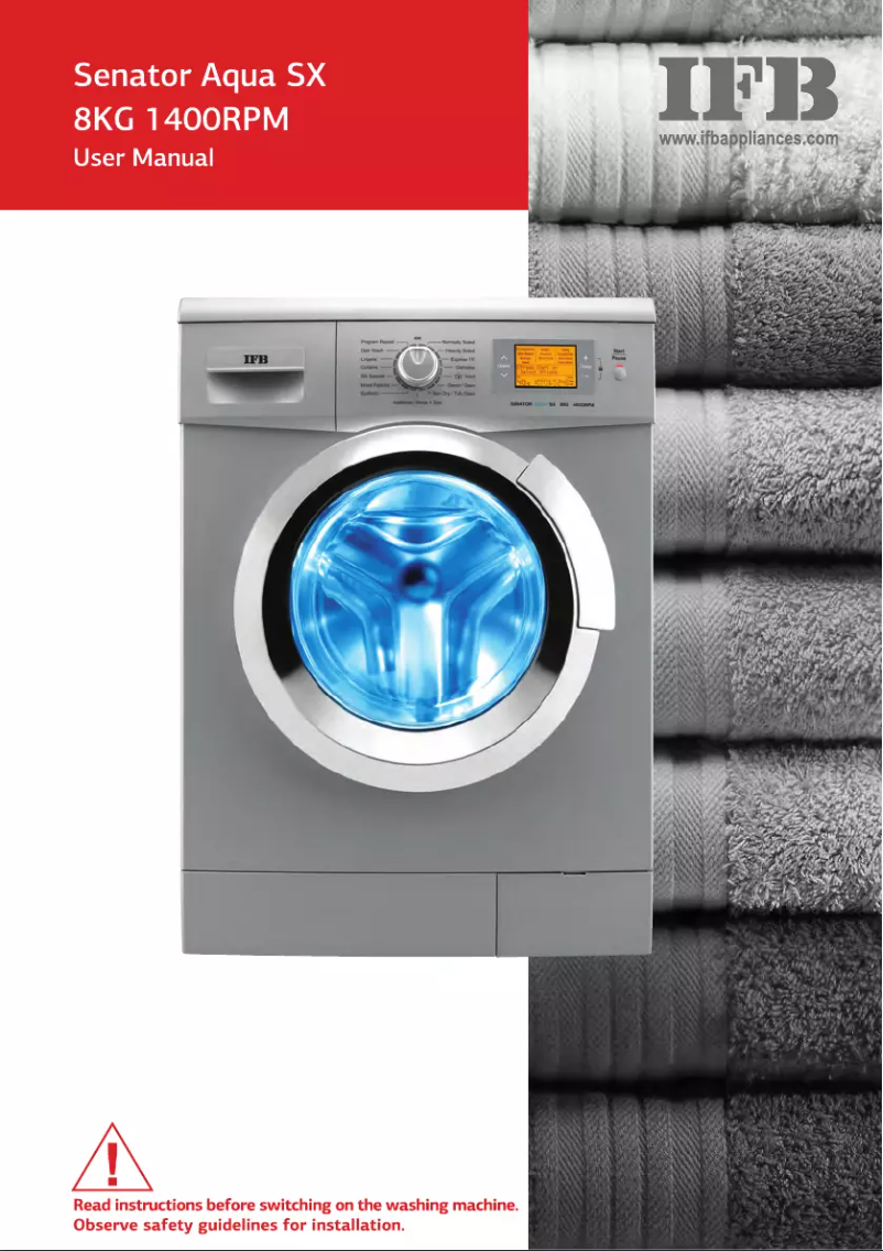 Page 1 de la notice Manuel utilisateur IFB Senator Aqua SX