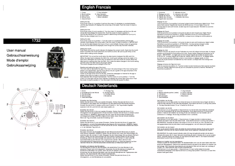 Page 1 de la notice Manuel utilisateur Davis 1732
