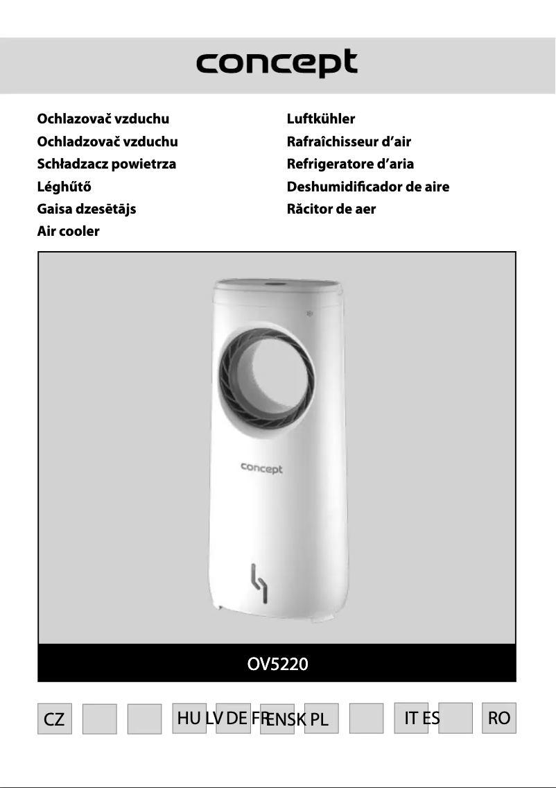 Page n°1 - Manuel utilisateur Concept OV5220