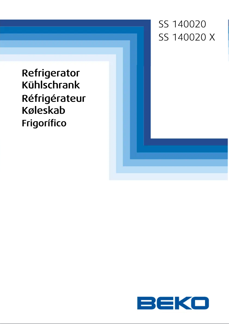 Image de la première page du manuel de l'appareil SS140020