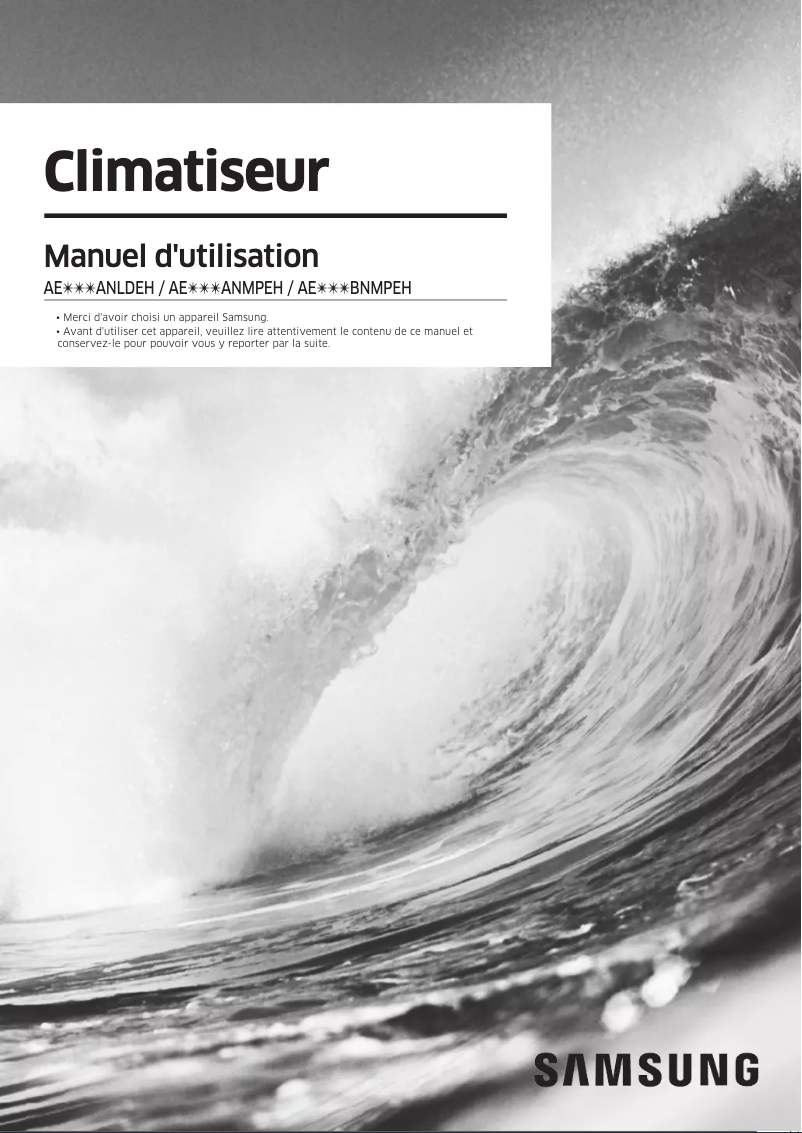 Page n°1 - Manuel utilisateur Samsung AE200RNWSEG