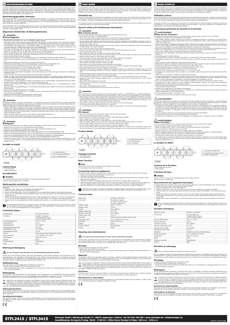 Image de la première page du manuel de l'appareil STFL2415