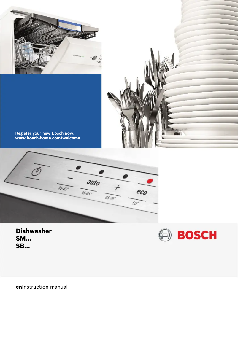 Page n°1 - Manuel utilisateur Bosch SMS88TW06G