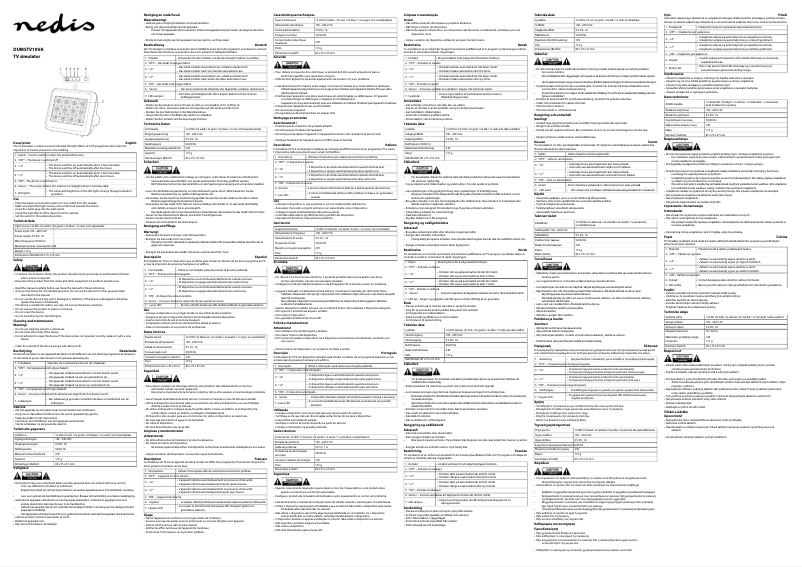 Image de la première page du manuel de l'appareil DUMSTV10VA