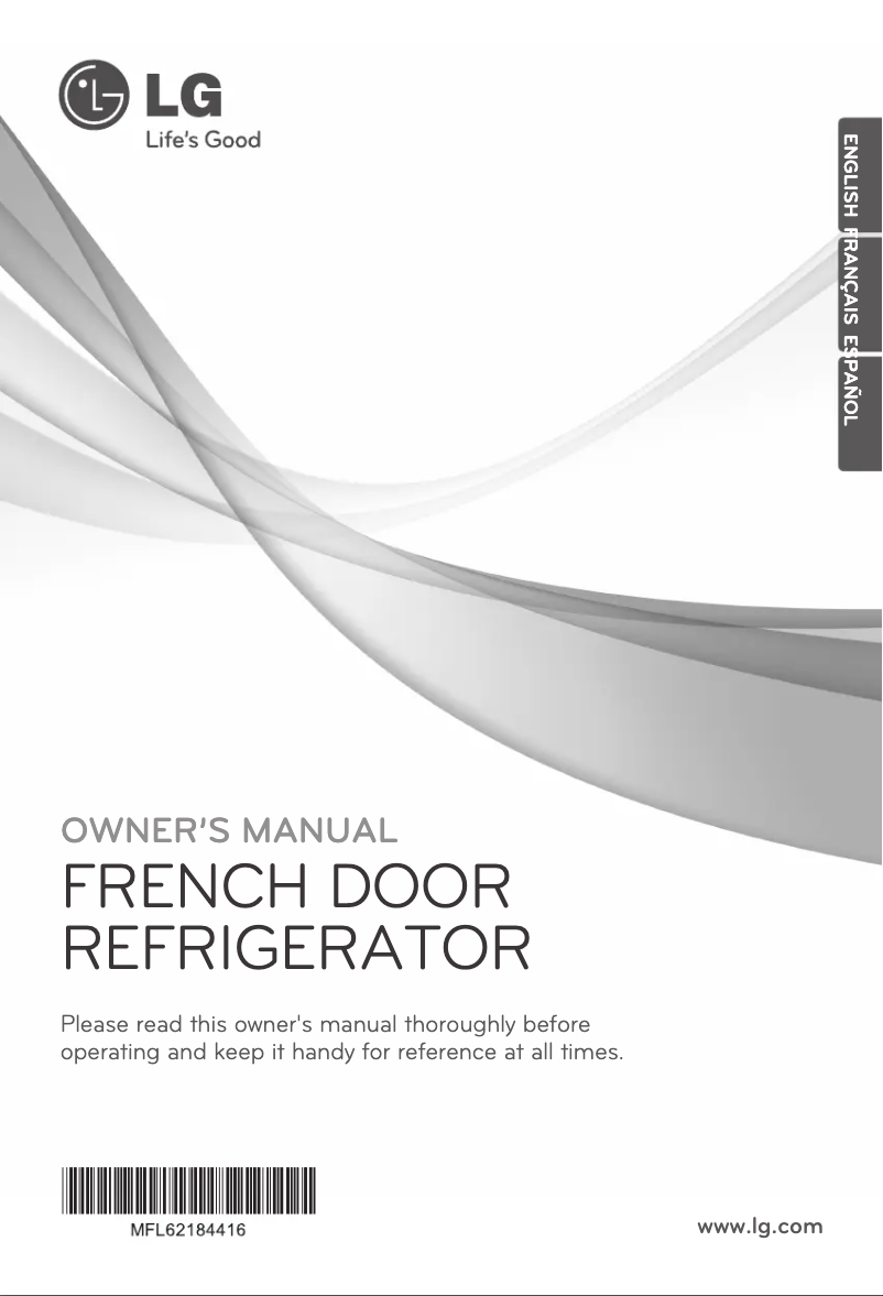 Page 1 de la notice Manuel utilisateur LG LFX31925SW