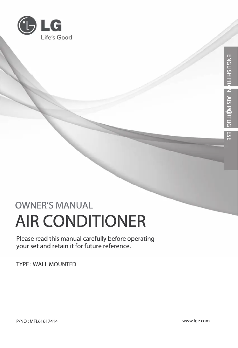 Page 1 de la notice Manuel utilisateur LG BSNQ126B7A2