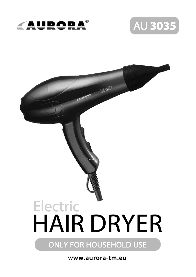 Page 1 de la notice Manuel utilisateur Aurora AU3035