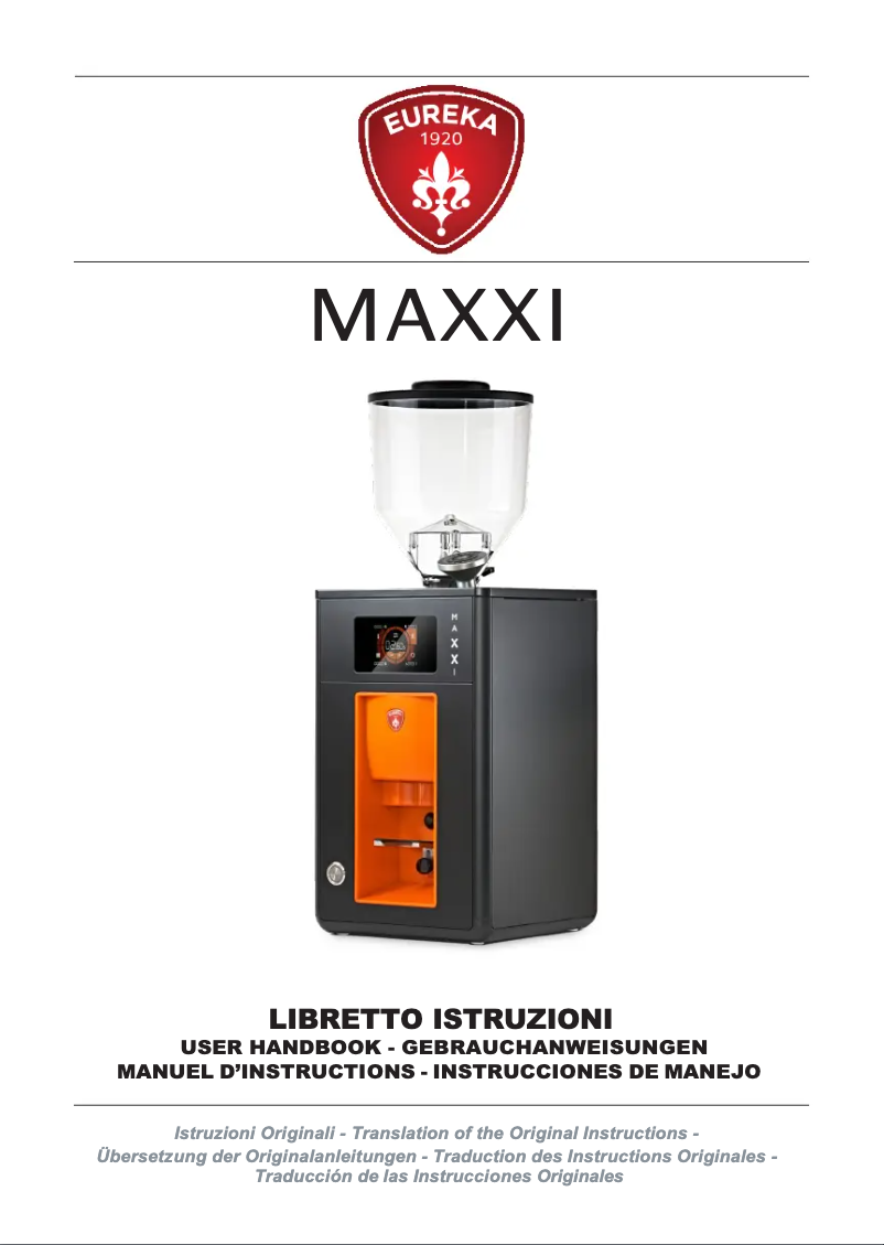 Imagen de la primera página del manual del dispositivo Maxxi