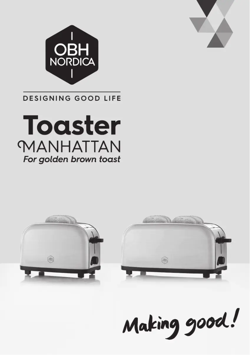 Page 1 de la notice Manuel utilisateur OBH Nordica Manhattan 2268