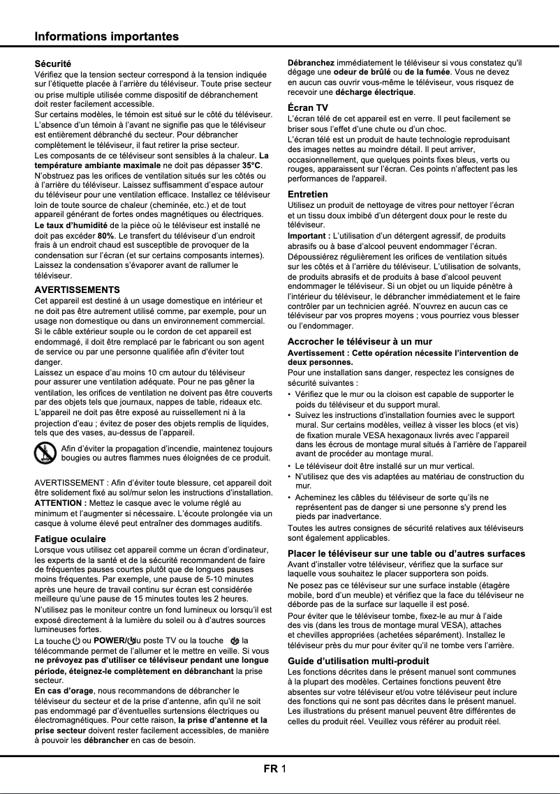 Image de la première page du manuel de l'appareil L24E4143F/G