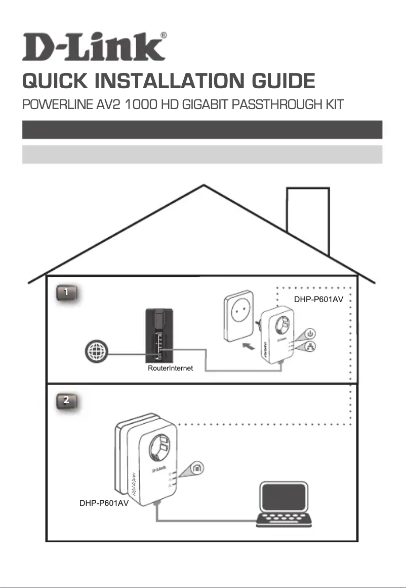 Image de la première page du manuel de l'appareil DHP-P601AV