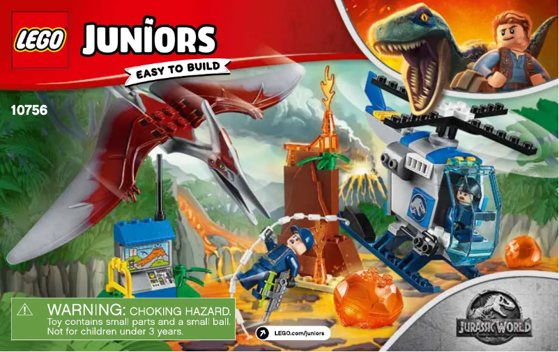 Page 1 de la notice Manuel utilisateur Lego Jurassic World 10756